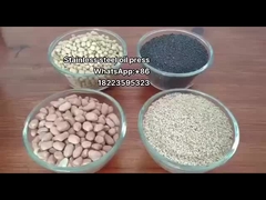 Máquina automática de processamento de óleo para prensagem de sementes 3-5 kg/h Capacidade 220V Fornecimento de energia